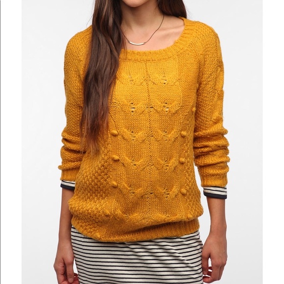 Urban Outfitters Sweaters - UO pins and needles mustard sweater